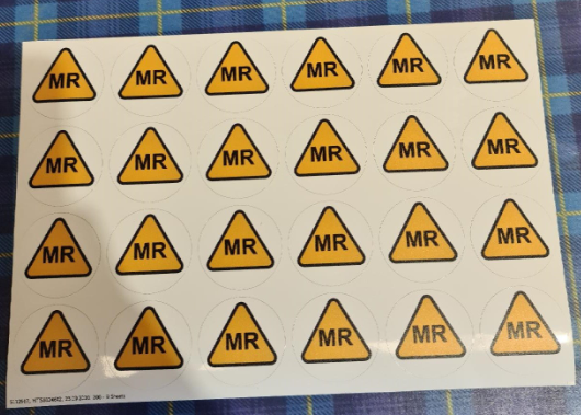 MRI Stickers - Sheet of 24