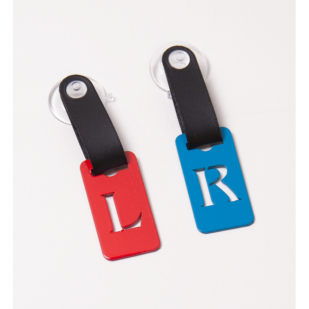 X-Ray TAB Marker: Letter R On Metal Tablet