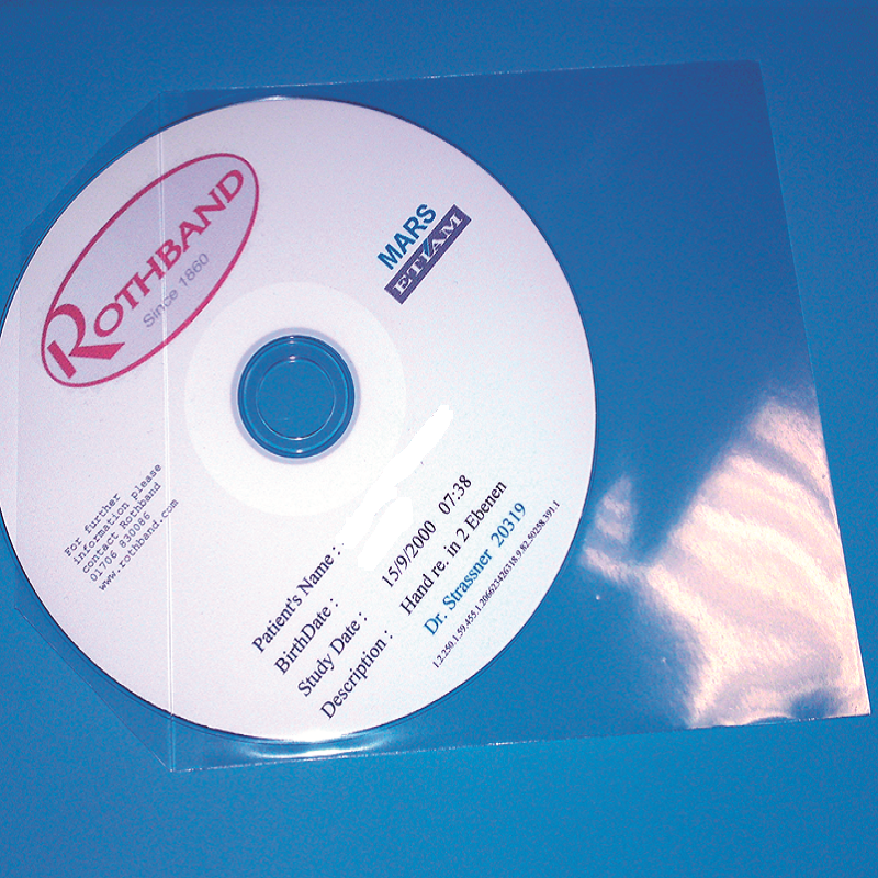 Plastic Wallet for CD- Pack 100