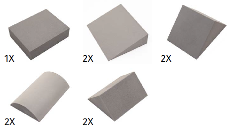 Standard Set - Closed Cell Foam