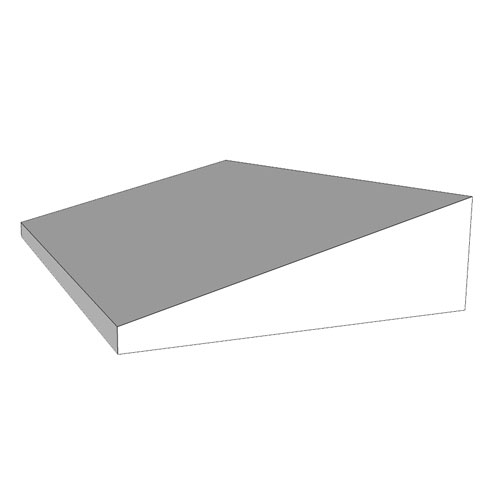 FP35 Trendelenburg Wedge - Plain Foam