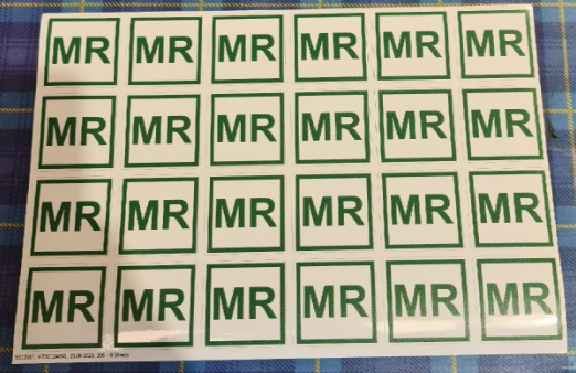 MRI Stickers - Sheet of 24