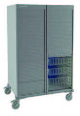 Mobile Cabinet: Double Roller Shutter Door