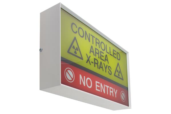 Wall-Mounted LED Warning Lightbox