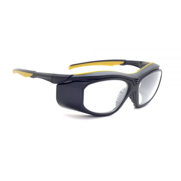 Model F10 Economy Glasses, Yellow and Black