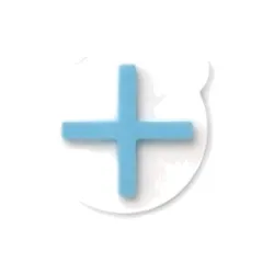 [CT-CR3] CT Mark 1.2cm CT Cross on Round Label (50 per Box)