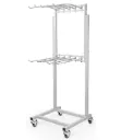 Skirt and Vest Mobile Apron Rack