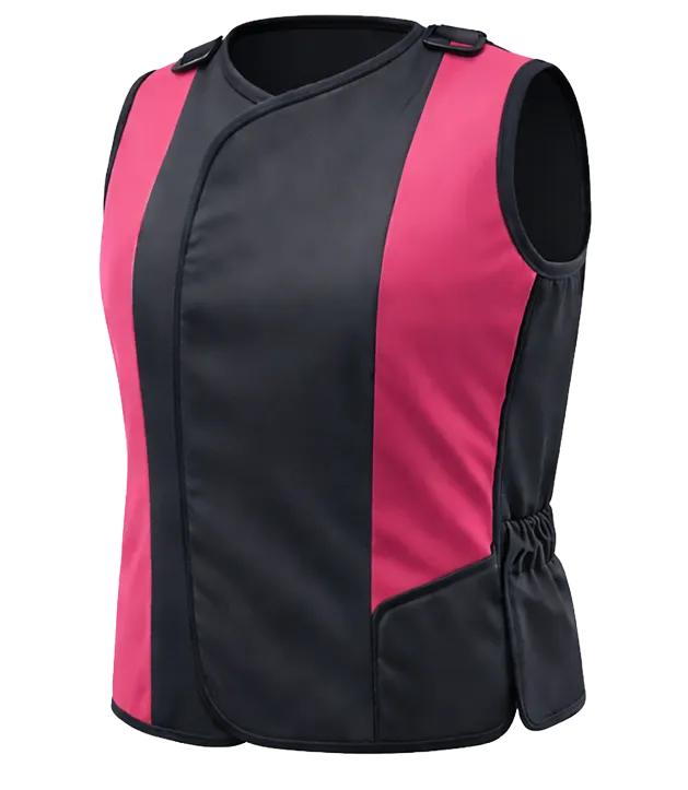[TXR-CLEO2PB53XS4] Cleo Top (0.25, Lightweight Lead, 53, XS, Regular Armholes, No Thyroid To Attach, Royal Blue - BL, Black - KPL, Binding - Black, Standard External Pocket With Embroidery, Internal Pocket Not Required, None / No Other Personalisation, No ID Flash)