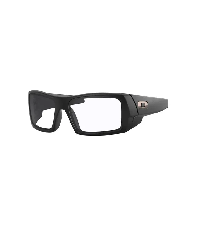 Oakley Gascan Glasses (Polished Black, Plano Lens, No Lens Coating Required, No Personalisation)