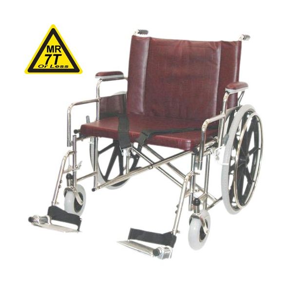 MRI Wheelchair Padlock and Plastic Chain, Non-Magnetic